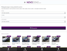 Tablet Screenshot of novodono.com